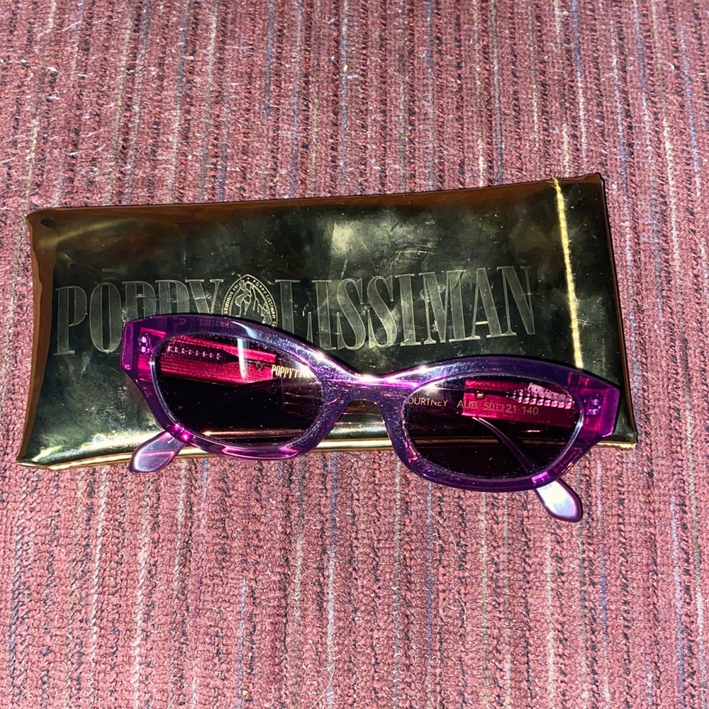 Poppy Lissiman Purple Sunglasses